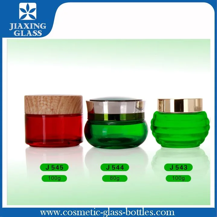empty glass face cream jar empty glass face cream jar