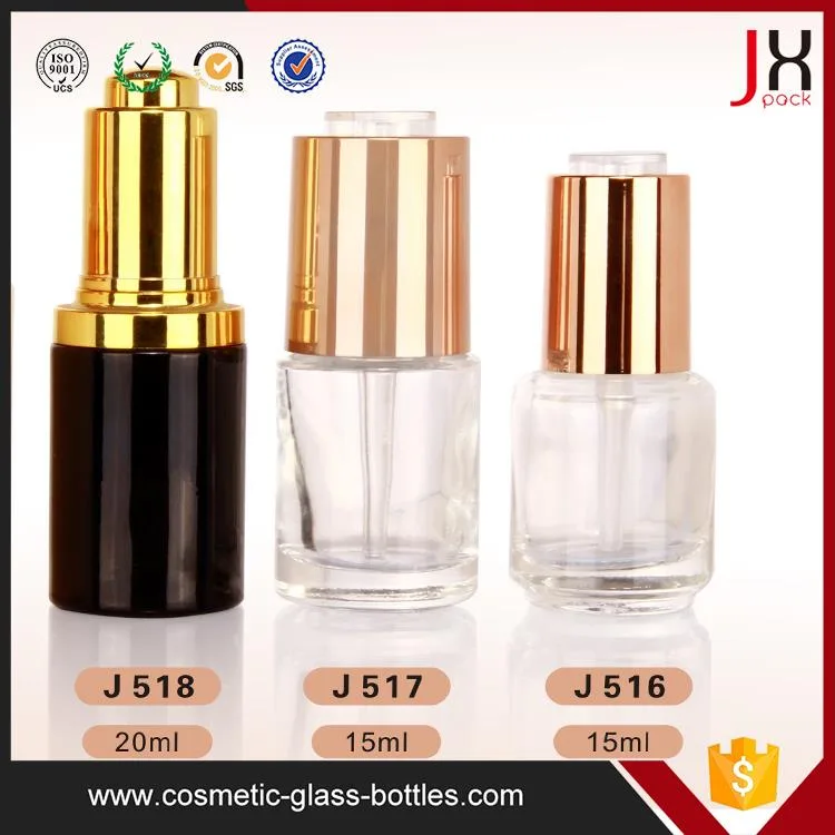 cosmetic glass bottle