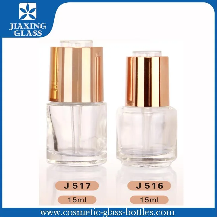 glass cosmetic bottle