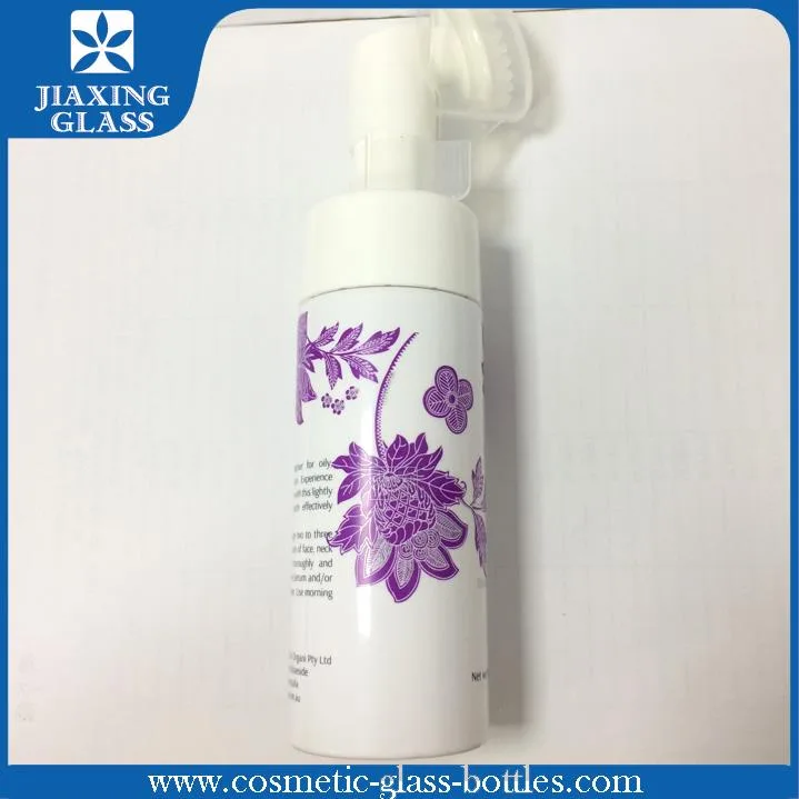 face wash with brush pump bottle face wash with brush pump bottle