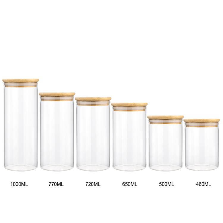 glass storage jar