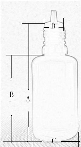 plastic dropper bottle with tamper childproof cap