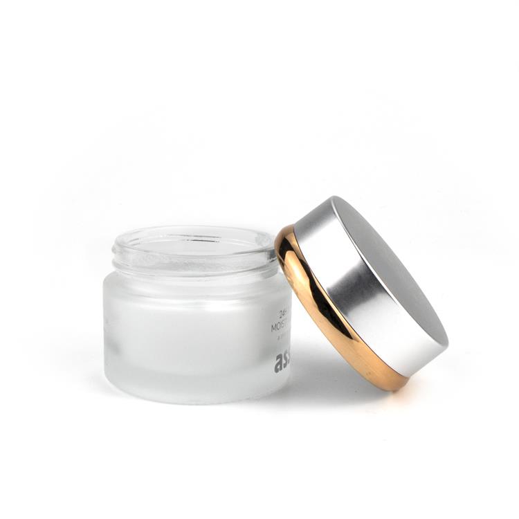 glass cream jar