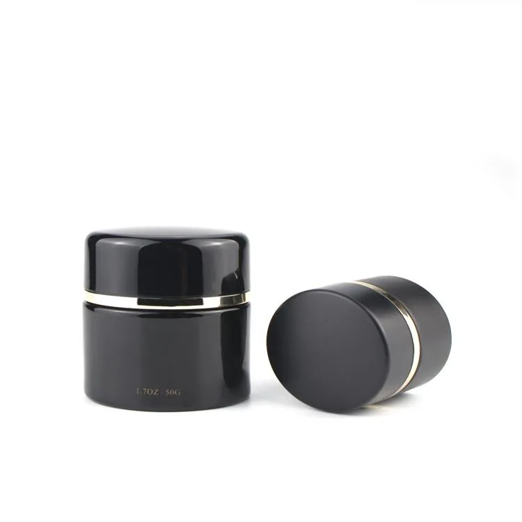 black cream jar black cream jar
