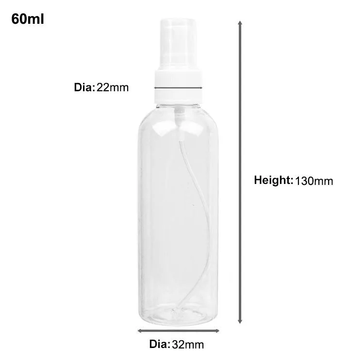 3.4oz portable fine mist spray bottle