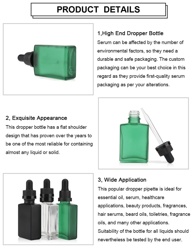 square clear dropper bottles square clear dropper bottles