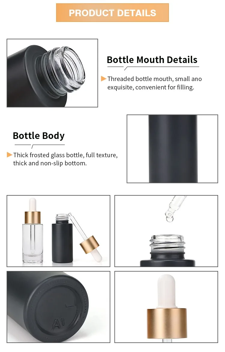 30ml clear dropper bottle