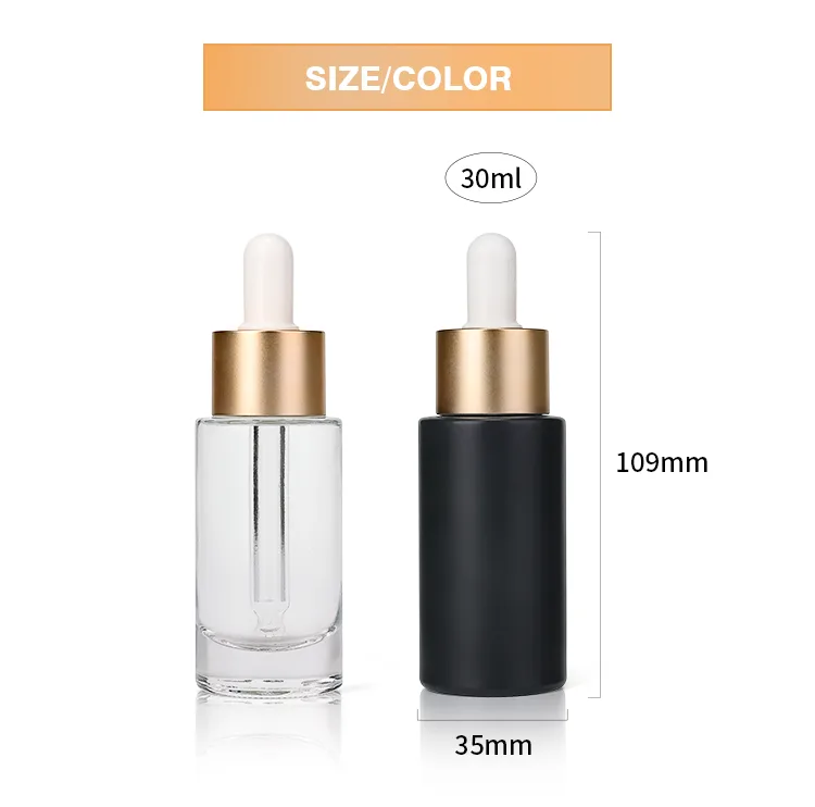 clear dropper bottle