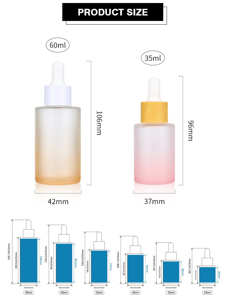 30ml flat shoulder glass dropper bottles 30ml flat shoulder glass dropper bottles
