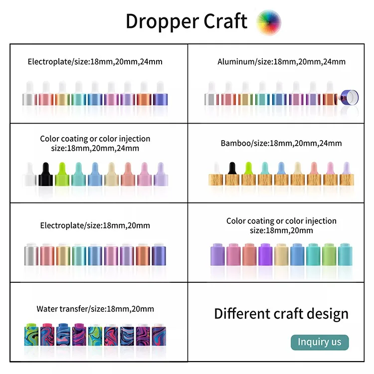 dropper bottles with box