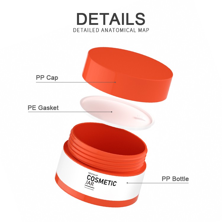 15g plastic cosmetic jars 15g plastic cosmetic jars