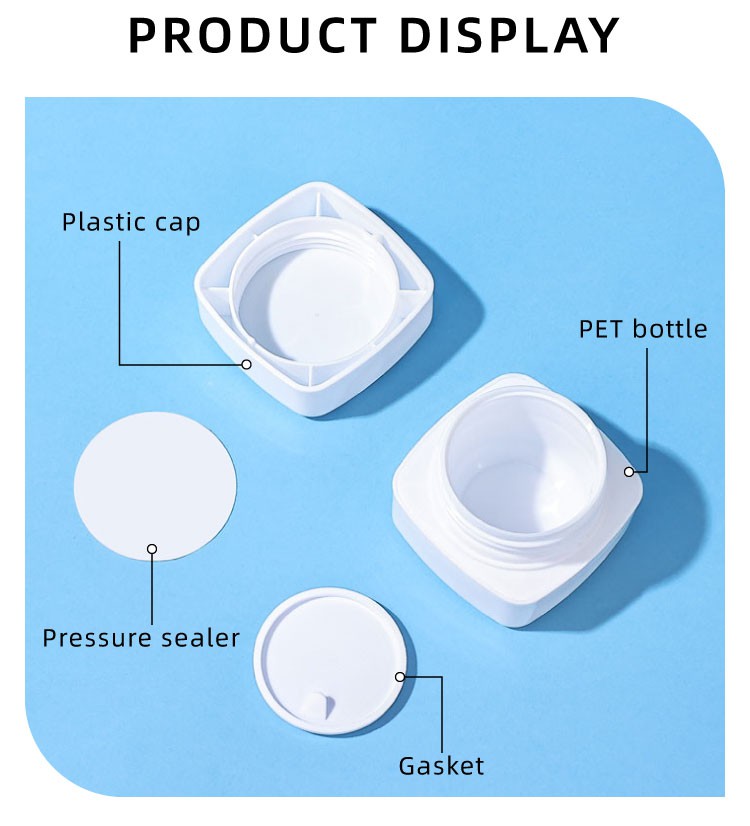 30g square cosmetic containers