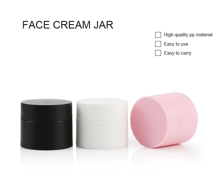 15g cosmetic jars pink