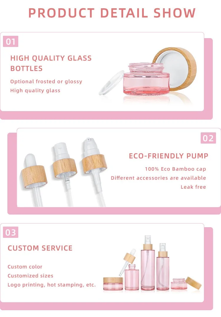 30ml pink dropper bottles