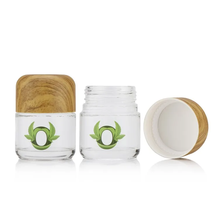 5g glass smell proof jar 5g glass smell proof jar