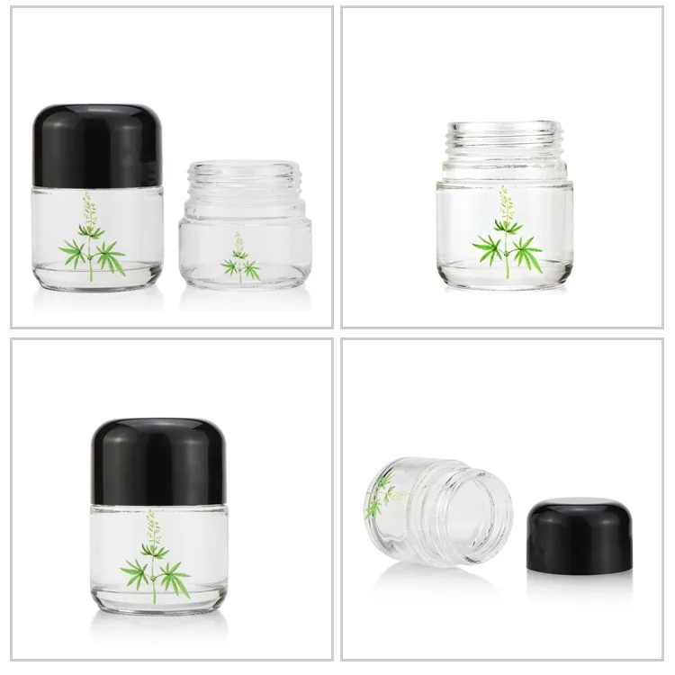 50g glass child resistant container