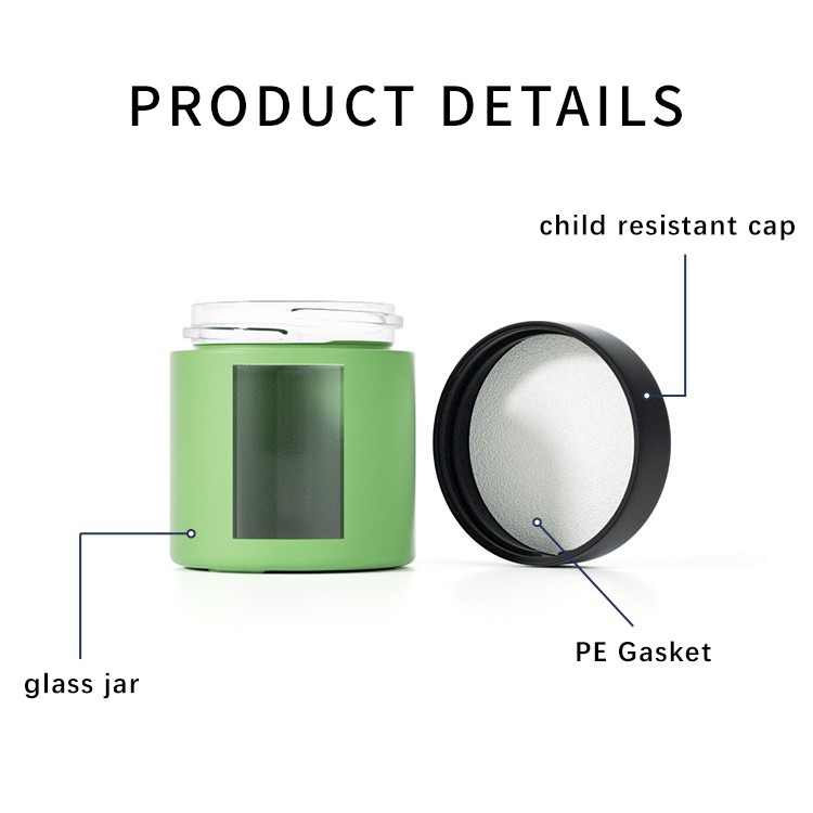 3oz child resistant glass jar 3oz child resistant glass jar