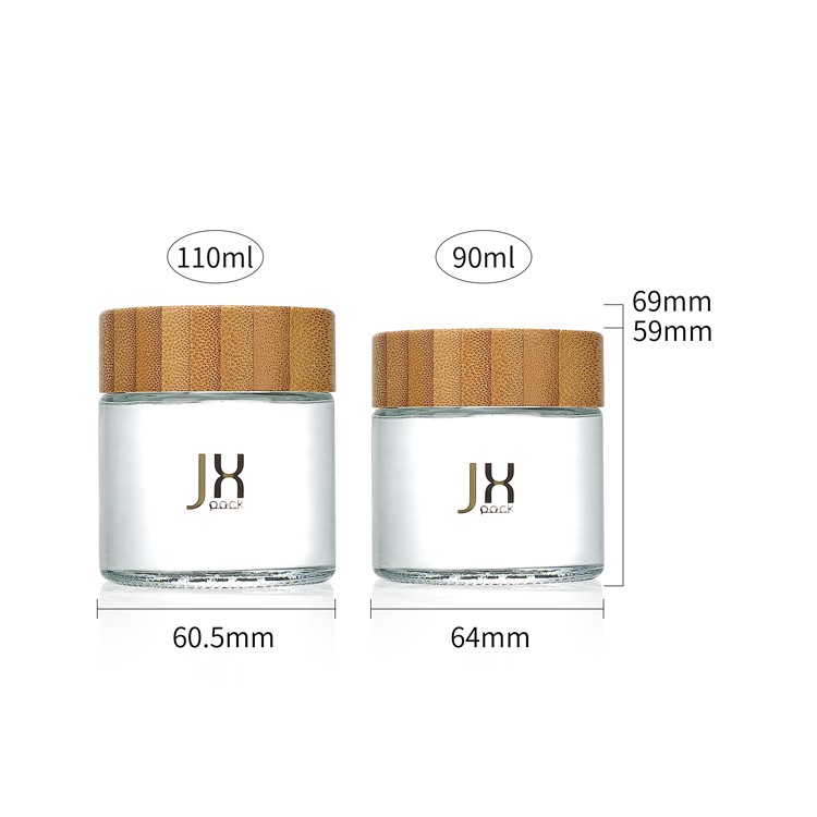 110ml child proof pot with bamboo lid 110ml child proof pot with bamboo lid
