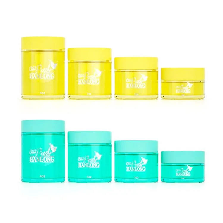 1oz colored glass weed jar 1oz colored glass weed jar
