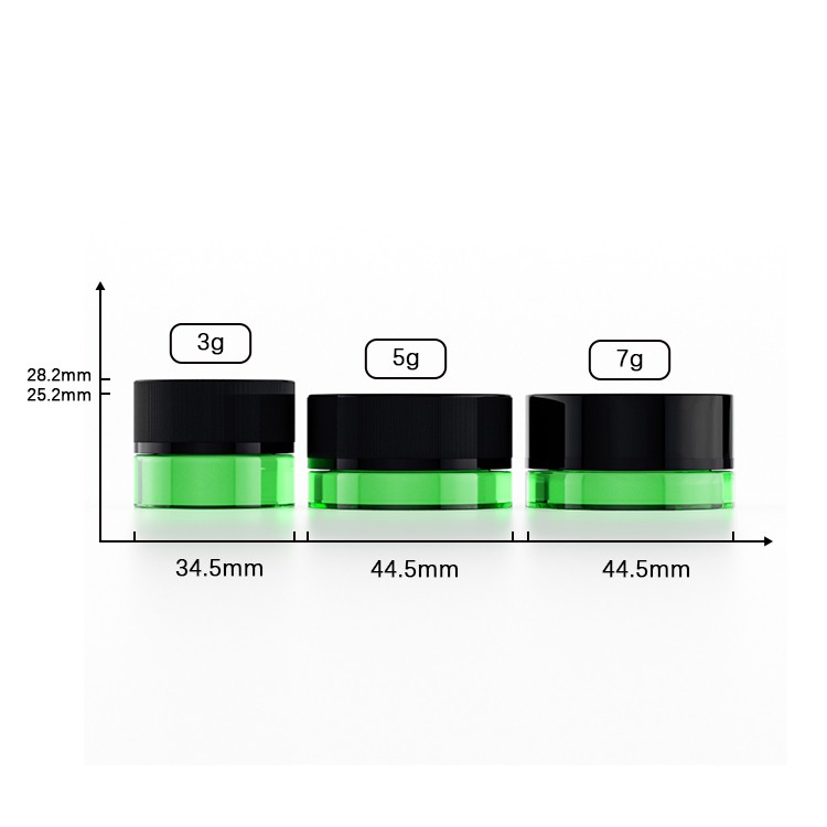 small green childproof jar small green childproof jar