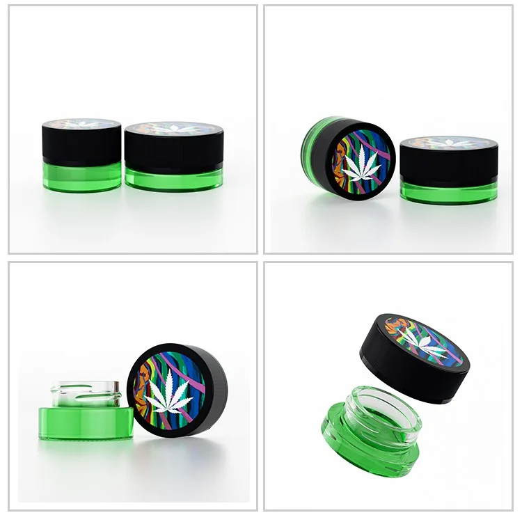 green glass childproof jar green glass childproof jar