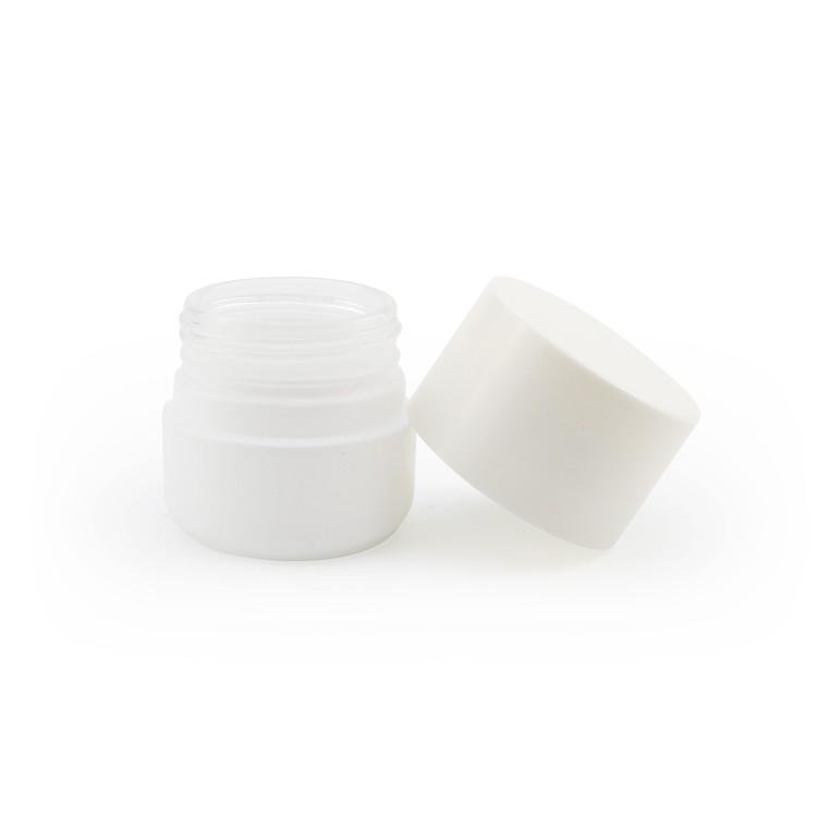50g white child resistant glass jar 50g white child resistant glass jar