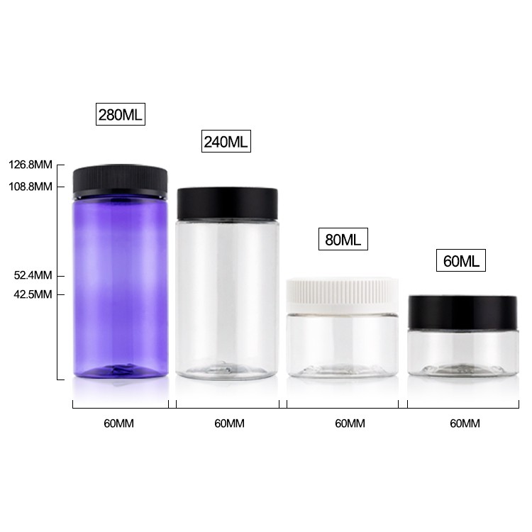 240ml child resistant jar 240ml child resistant jar