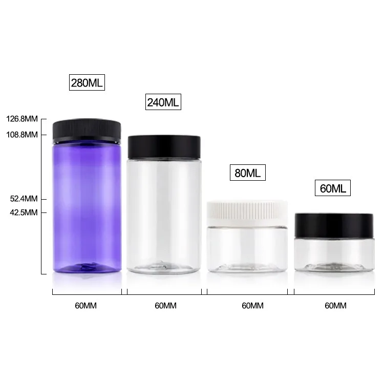 240ml child resistant jar 240ml child resistant jar