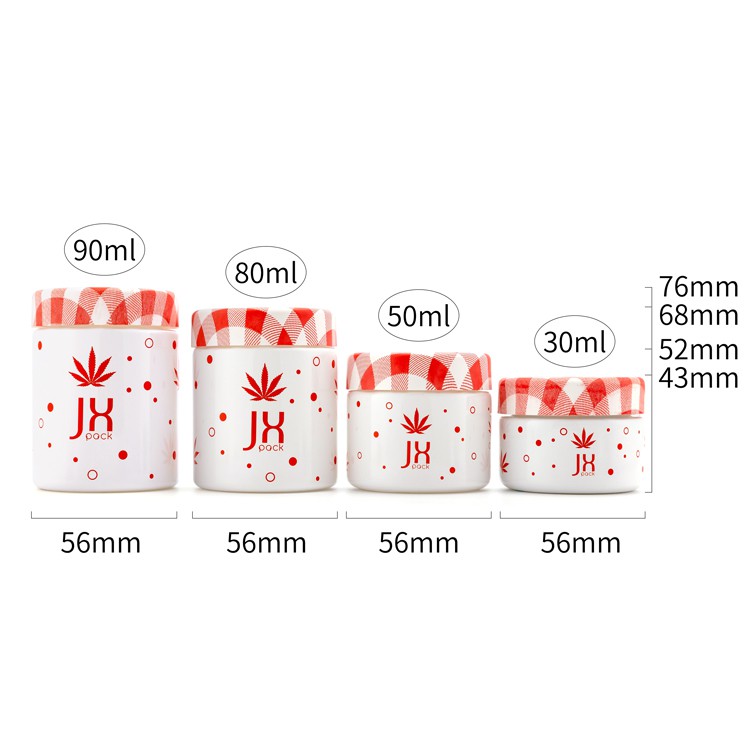 90ml glass smell proof jar 90ml glass smell proof jar