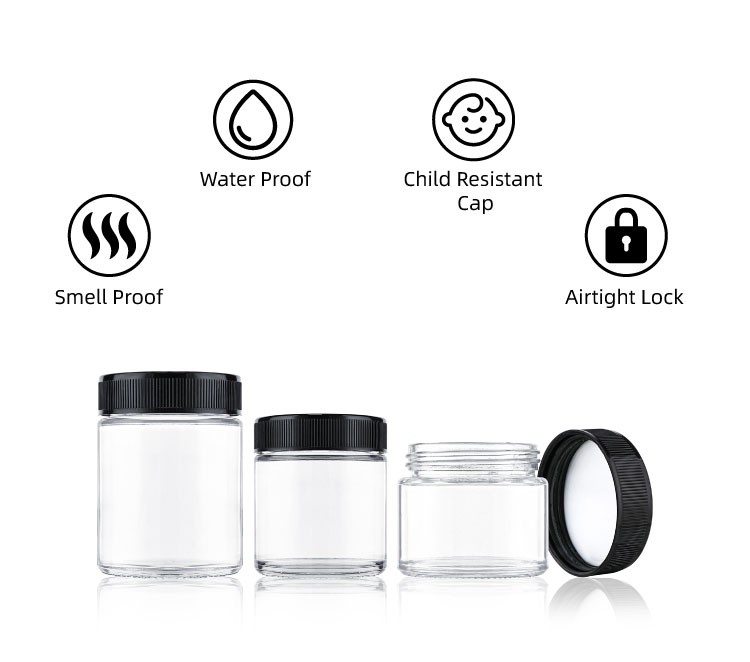 clear child resistant jar clear child resistant jar