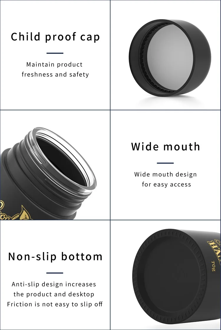 1oz black smell proof herb containers 1oz black smell proof herb containers