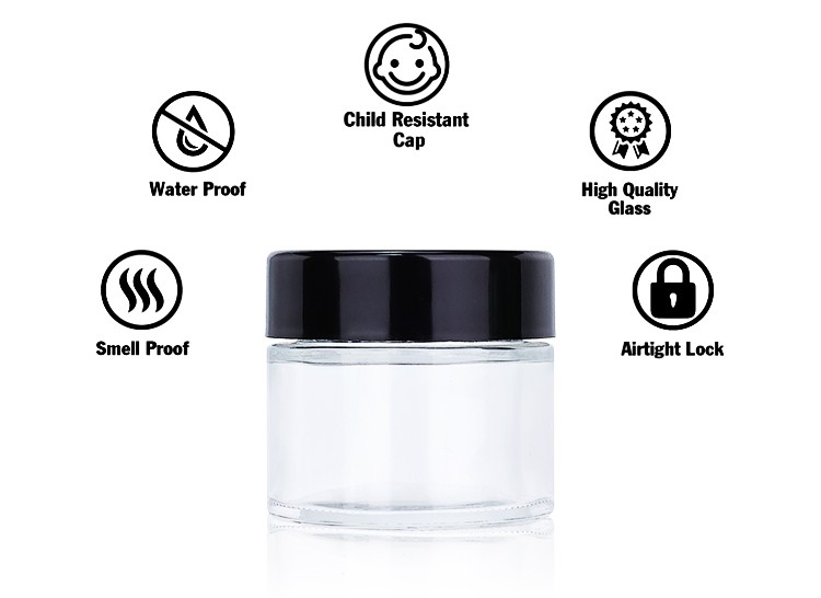 glass child resistant storage jar glass child resistant storage jar