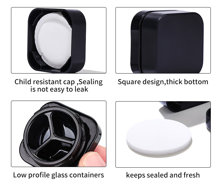 square concentrate jar square concentrate jar