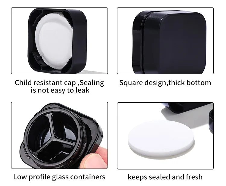 square concentrate jar square concentrate jar