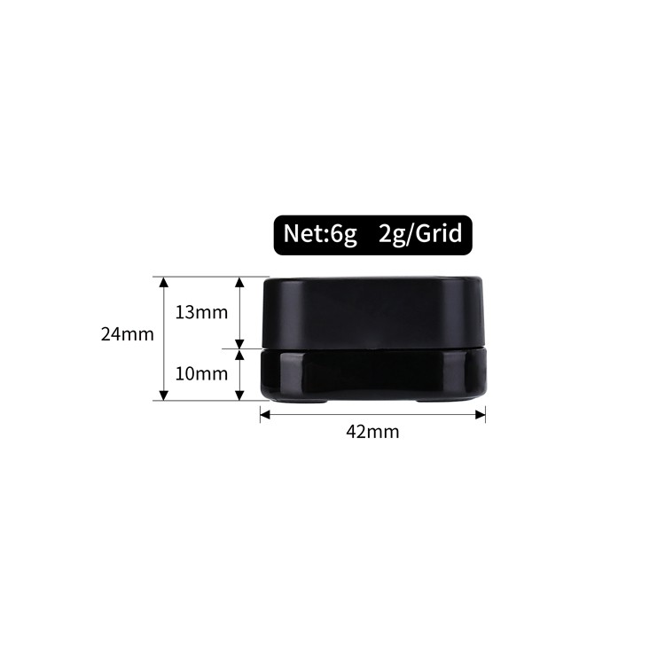 black concentrate jar black concentrate jar
