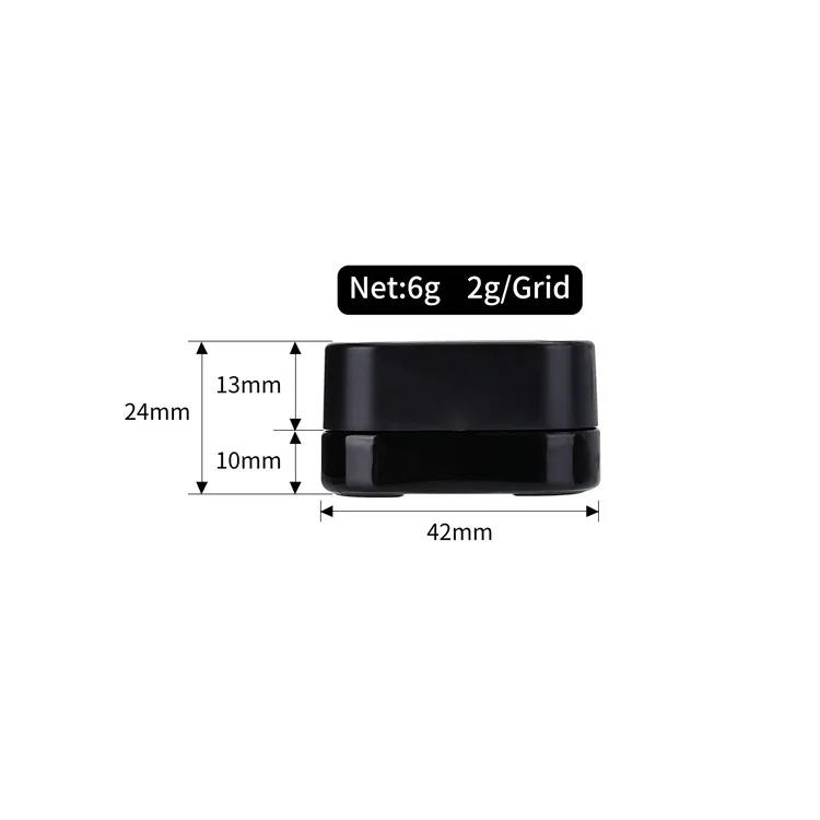 black concentrate jar black concentrate jar