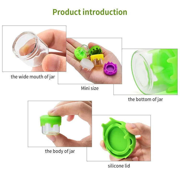 5ml glass concentrate jar