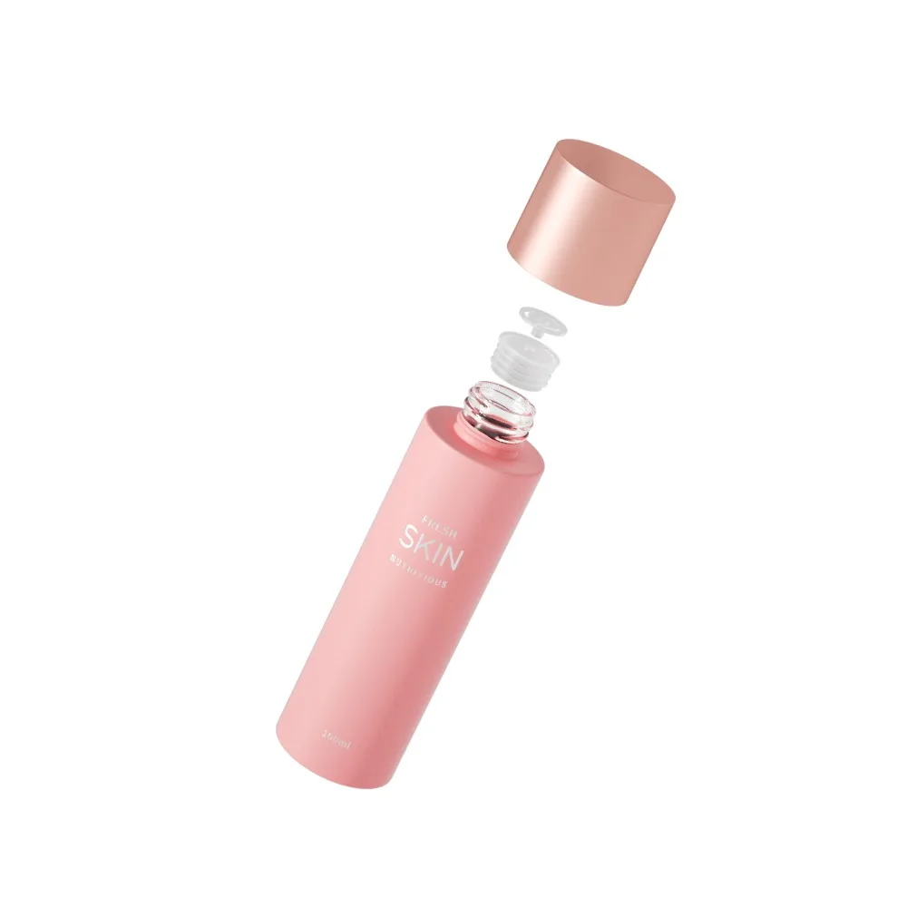 glass cosmetic bottle