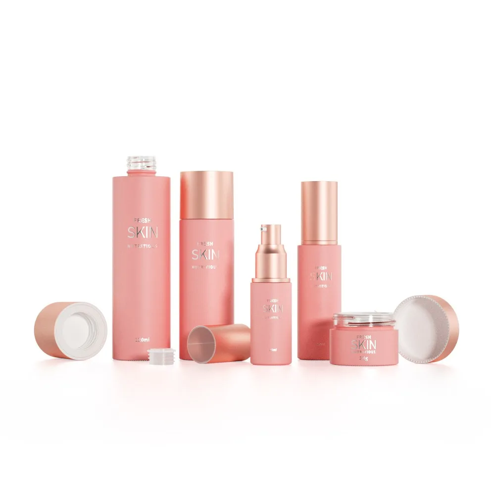 glass skincare bottle packaging