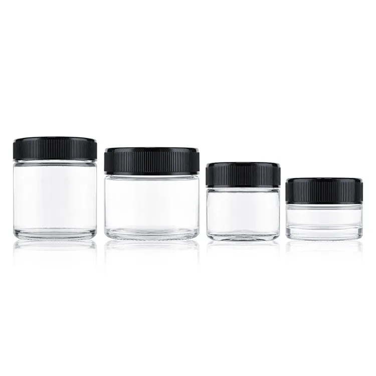 glass bottle with black child proof cap