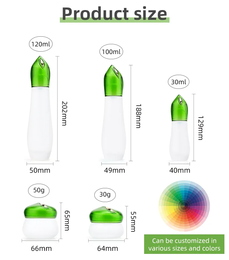 glass cosmetic bottle packaging