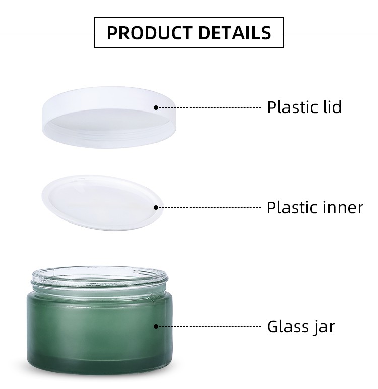 frosted cosmetic jar frosted cosmetic jar