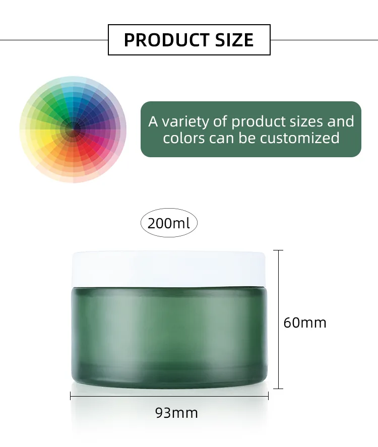 green glass cosmetic jar green glass cosmetic jar