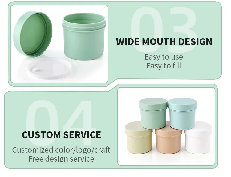 pp plastic scrub cosmetic pots pp plastic scrub cosmetic pots
