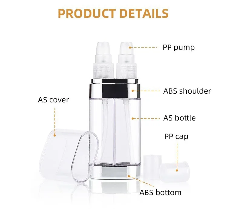 double tube lotion bottle double tube lotion bottle