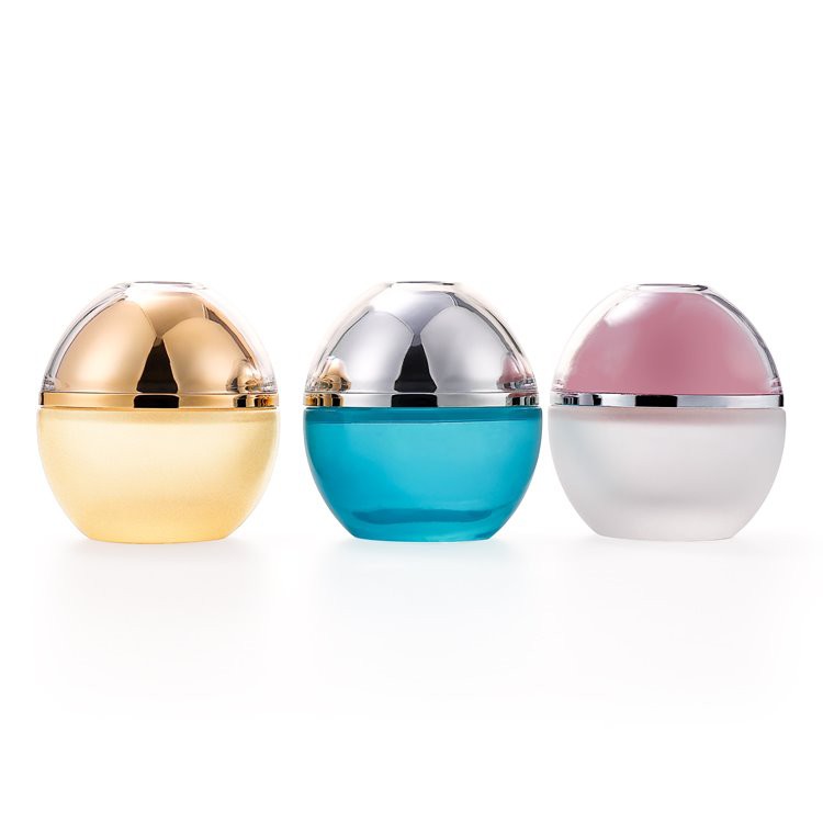 small empty glass face cream jar small empty glass face cream jar