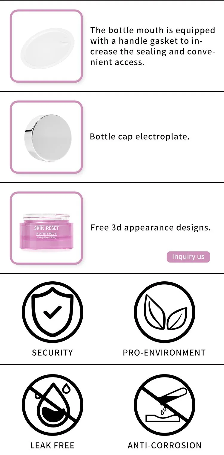 glass cosmetic jar packaging glass cosmetic jar packaging