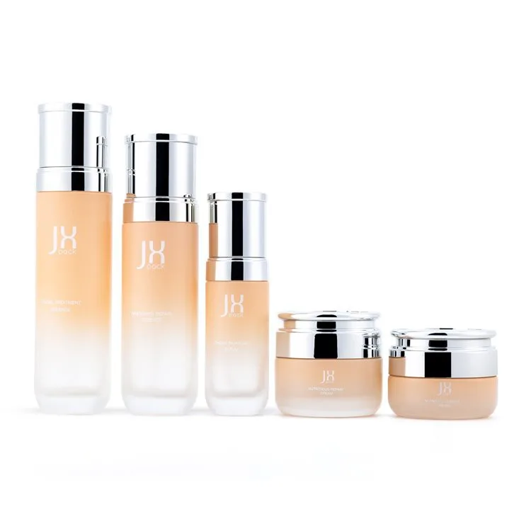 glass cosmetic jar for cosmetic packaging