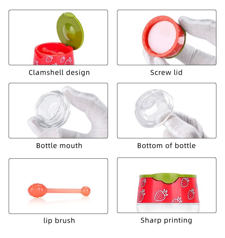acrylic plastic lip balm jar acrylic plastic lip balm jar