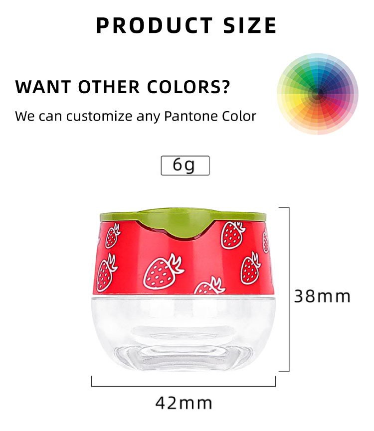 plastic lip balm jar plastic lip balm jar